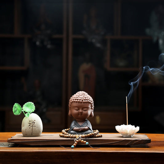 Little Buddha With Zen Furnishings