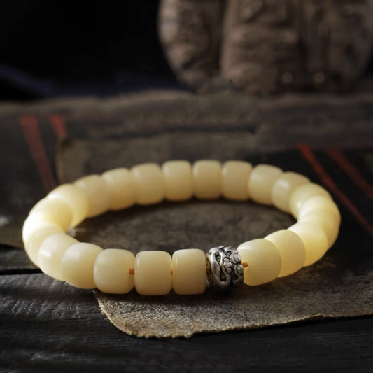 Tibetan Camel Bone Pixiu Bracelet