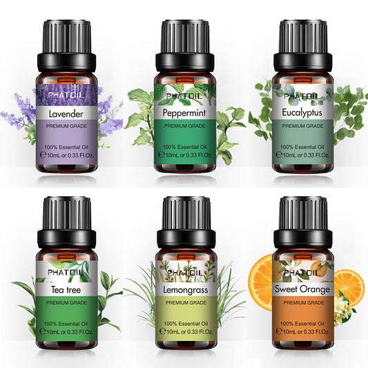 Phatoil Pure Plant Extract Essential Oil Set (6 pcs)