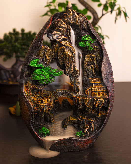 Incense Burner - Mountain Temple