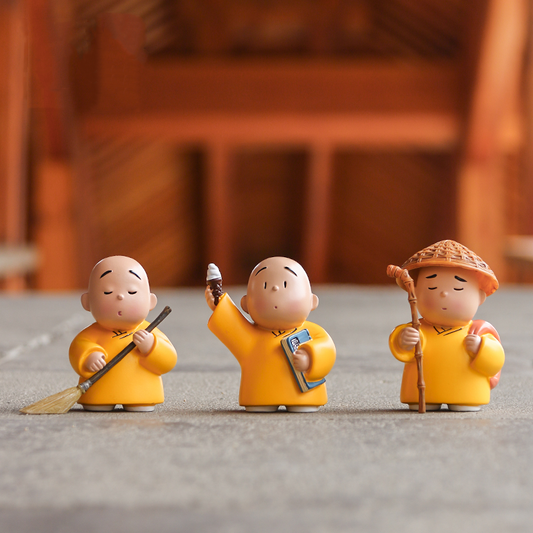 Three Little Monks with Letting-go Principle