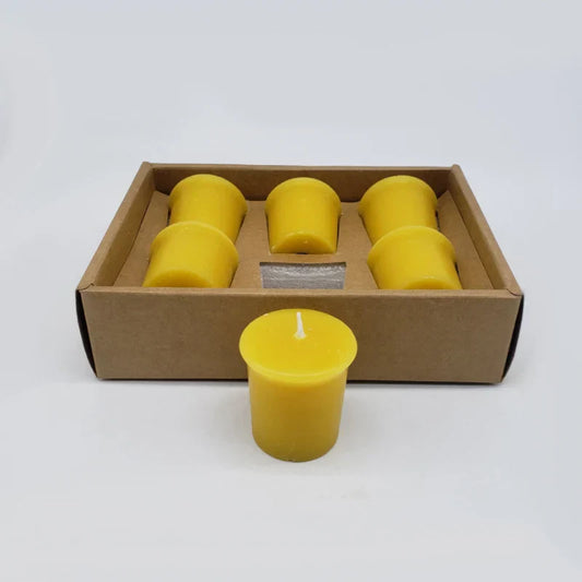 Home Aromatherapy Beeswax Candles Set of 6 pcs