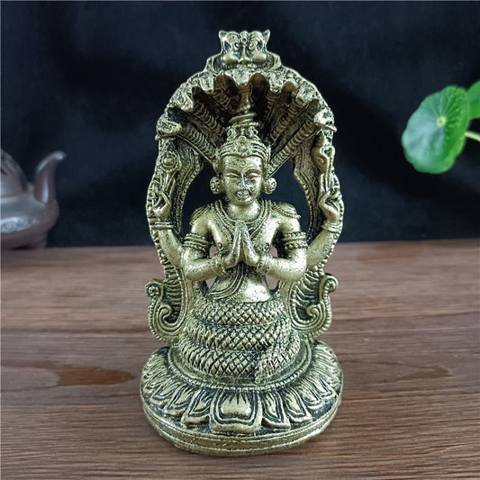 Majestic Vishnu Figurine Sculpture Table Statue