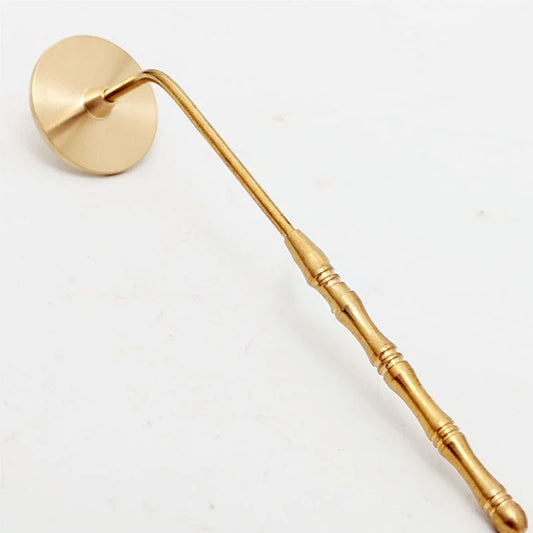 Brass Incense Press with Long Handle