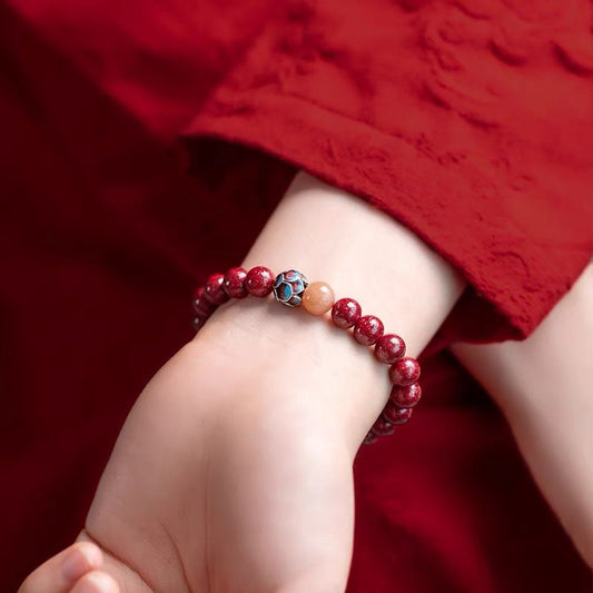 Consecrated Cinnabar Lotus Bracelet