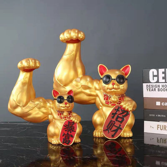 Muscular Lucky Cat