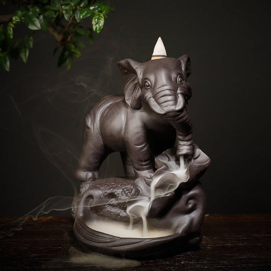 Auspicious Elephant Incense Burner