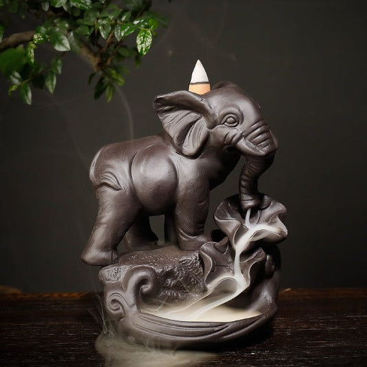 Auspicious Elephant Incense Burner