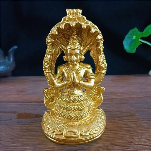 Majestic Vishnu Figurine Sculpture Table Statue