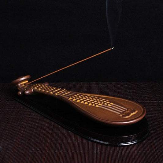 Handmade Pipa Incense Stick Holder