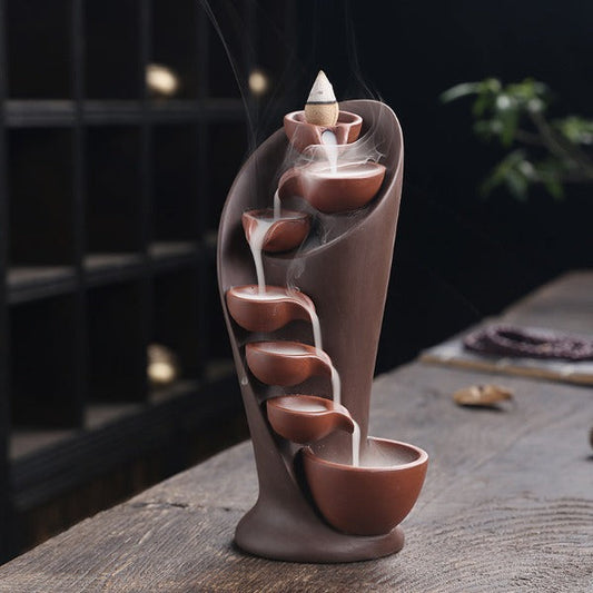 SpaceKeeper Waterfall Incense Burner