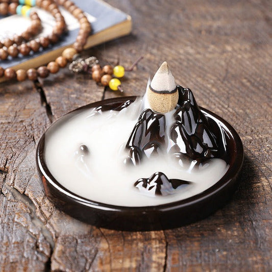 Volcano Round Incense Burner