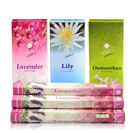 Wholesale Flute Incense Sticks Indian (6 x 20 Pcs Box)