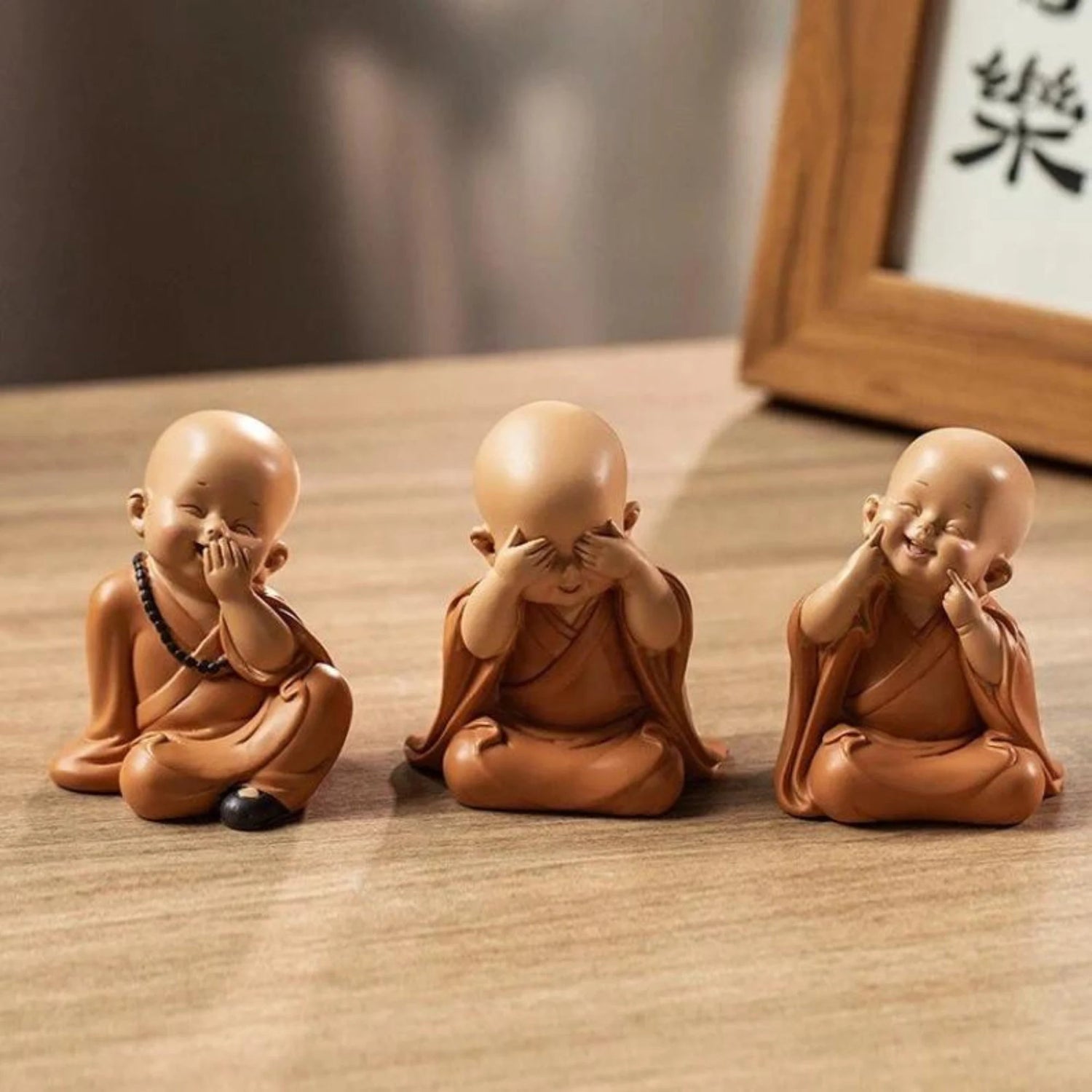 Little Monk & Buddha Statues