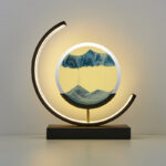 f7RVMoving Sand Art Table Lamp Quicksand USB LED Night Light Sandscape Dynamic Hourglass Bedsides Lamps Flowing.jpg