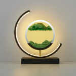 f7RVMoving Sand Art Table Lamp Quicksand USB LED Night Light Sandscape Dynamic Hourglass Bedsides Lamps Flowing.jpg