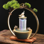 Lucky Flowing Water Ornaments Fortune Fountain Circulation Home Office Living Room Opening up Housewarming Gifts.jpg
