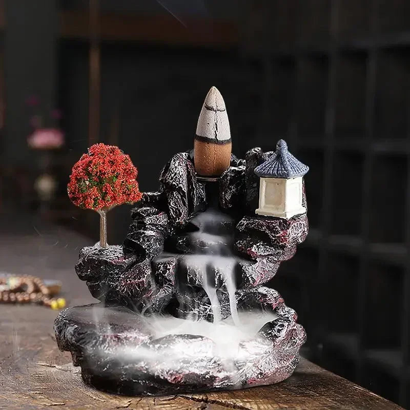 Waterfall Backflow Incense For Home And Office Decoration With Incense Cones 3.jpg