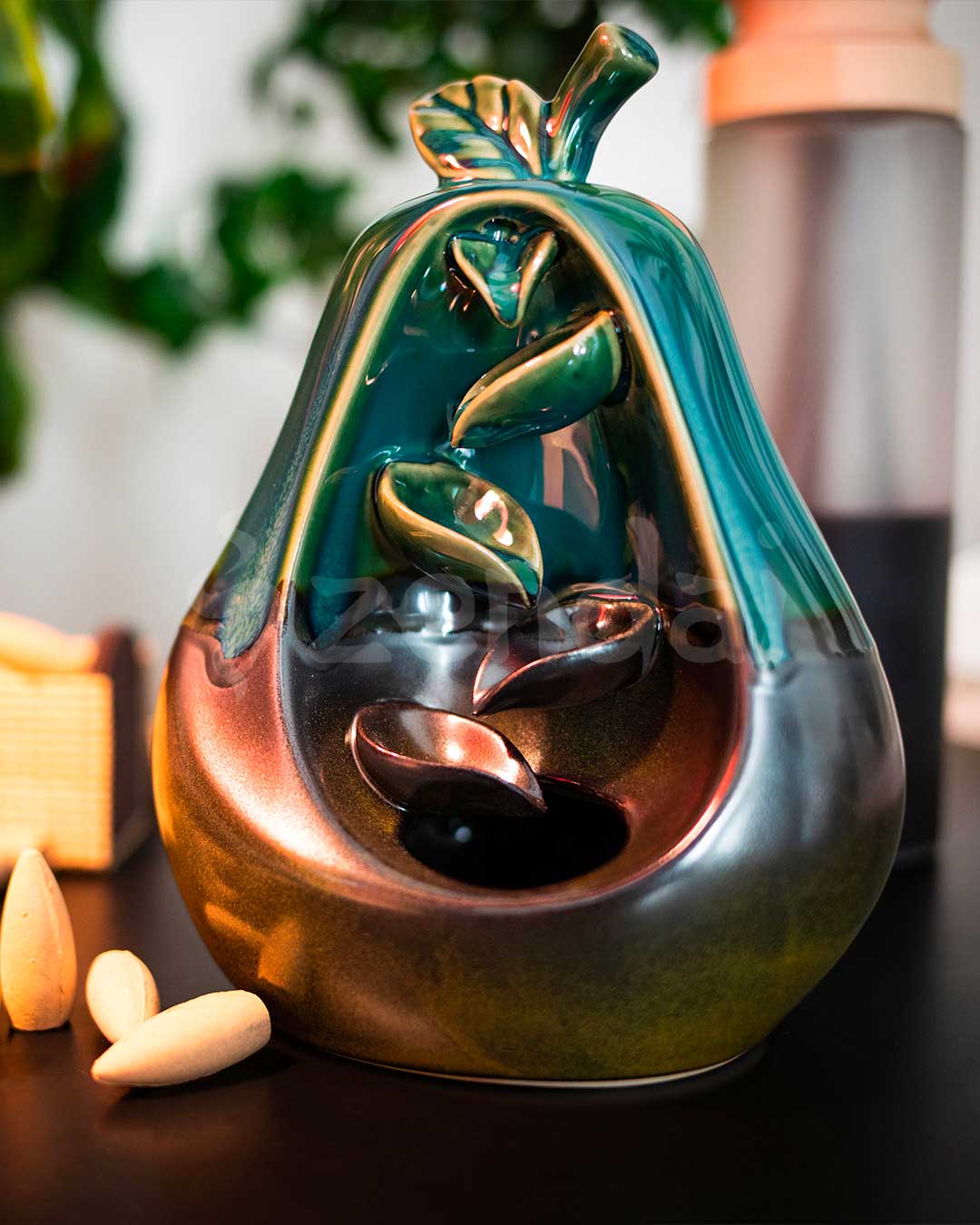 Zen Pear Backflow Incense Burner2.jpg Zen Pear Backflow Incense Burner2.jpg