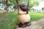 dark poly meditating dog statue 1.jpg
