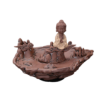 mainimage0Fisherman Fishing Buddha Buddhist Burner Backflow Incense Burner With 10Pcs Cones Incense Stick Censer Holder Use.jpg