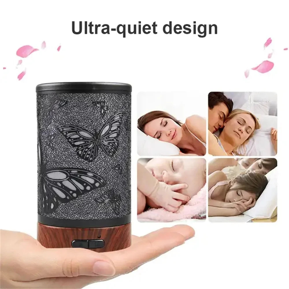 yX4JEssential Oil Diffuser Metal Ultrasonic Aroma Diffusor Quiet Vintage Mist Humidifier Auto Shut Off for Office.jpg yX4JEssential Oil Diffuser Metal Ultrasonic Aroma Diffusor Quiet Vintage Mist Humidifier Auto Shut Off for Office.jpg